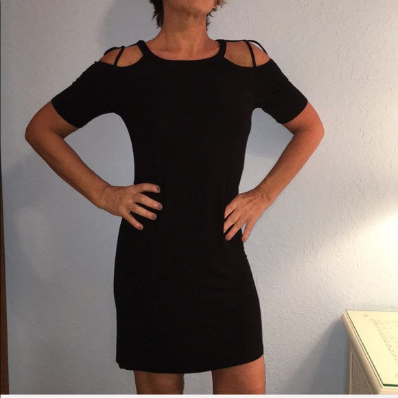 Dresses & Skirts - NWOT Little Black Dress Cold Shoulder